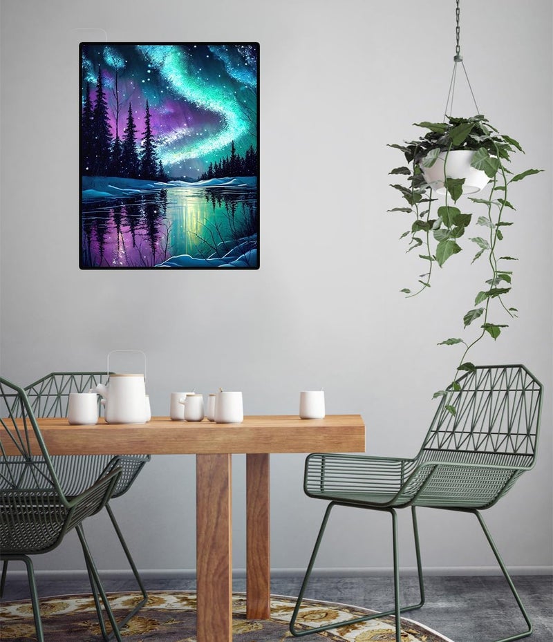 Paintcolor أطقم التطريز المتقاطع المطبوع لليلة نجمية - أطقم التطريز المتقاطع المحسوبة للمبتدئين البالغين مع أنماط مناظر مطبوعة ومواد التطريز والفنون والحرف اليدوية - Image 3